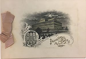McKinley - Hobart "Inaugural Ball Program March 4th, 1897"