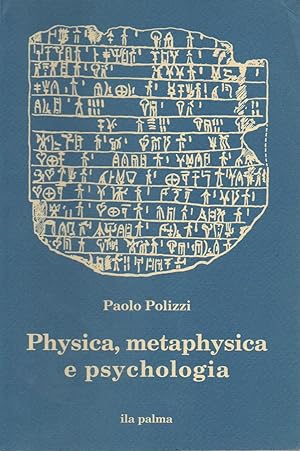 Pysica, metaphysica e psychologia nel de anima di Aristotele