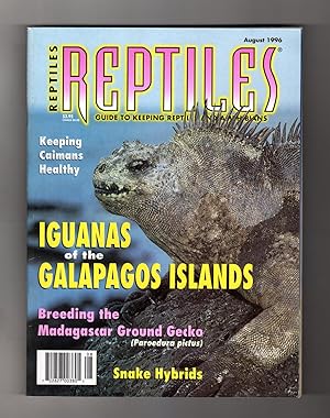 Reptiles Magazine - August, 1997. Galapagos Iguanas; Madagascar Ground Gecko; Snake Hybrids; Keep...