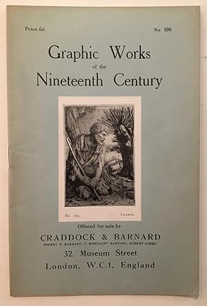 Graphic works of the nineteenth century : offered for sale by Craddock et Barnard, London. [Cradd...