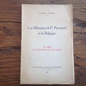 Les Mémoires de Paul REYNAUD et la BELGIQUE.