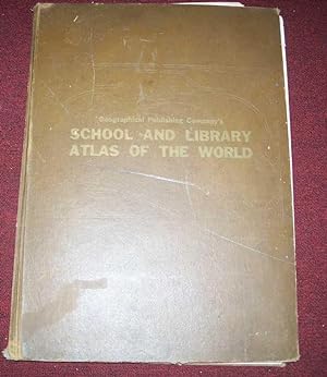 School and Library atlas of the World with Statistical Tables Based on the 1950 Census of the Uni...