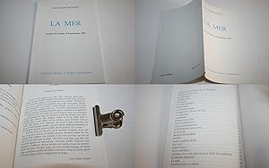 La Mer. Poèmes. [Grand Prix Poètes d'Aujourd'hui, 2003].