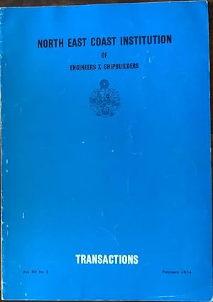 North East Coast Institution of Engineers & Shipbuilders Transactions Volume 90, Number 3