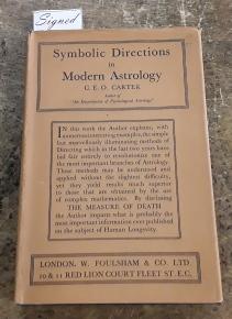Symbolic Directions in Modern Astrology (SIGNED)