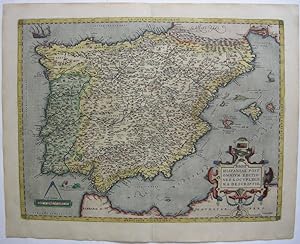 "Regni Hispaniae Post omnium Editiones Locuplessima descriptio".