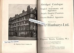 Abridged Catalogue of Surgical Instruments and Appliances, Aseptic Hospital Furniture and Electro...