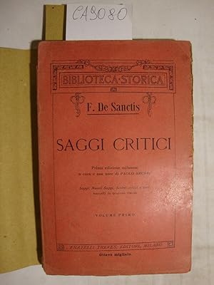 Saggi critici (Volume primo)