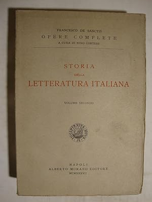 Storia della letteratura italiana (voll. primo - secondo)