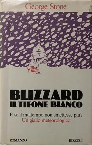 BLIZZARD. IL TIFONE BIANCO. E SE IL MALTEMPO NON SMETTESSE PIÙ? UN GIALLO METEOROLOGICO. ROMANZO