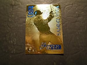 Sammy Sosa Gem Of A Season 66 Home Runs Baseball Card 1998 Season