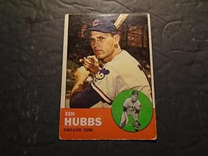 Ken Hubbs #15 Topps 1962 Baseball Card