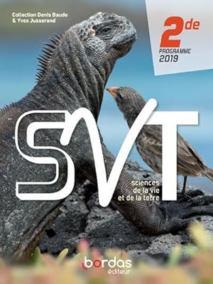 SVT ; 2de ; programme 2019