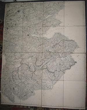 Map of Scotland South Eastern Sheet from Moor of Rannoch, Lunan, Red Head above the Firth of Tay ...