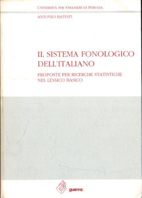 Il sistema fonologico dell'italiano