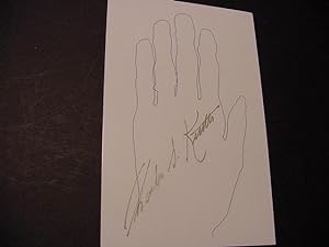 SIGNED HAND DRAWING - AUTOGRAPH