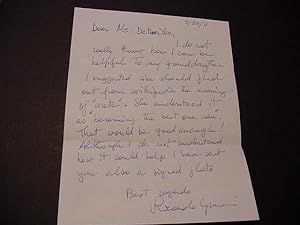 SIGNED LETTER