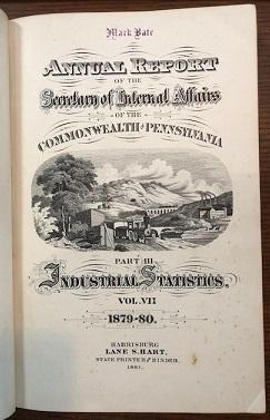 Annual Report of the Secretary of Internal Affairs of the Commonwealth of Pennsylvania. Part III....