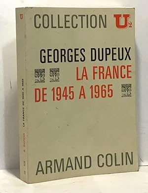 La france de 1945 à 1965 - collection U