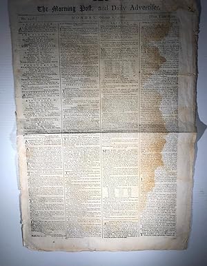 The Morning Post and Daily Advertiser, no. 2476. Monday October 2, 1780