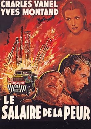 Le Salaire De La Peur Yves Montand French Cinema Poster Postcard