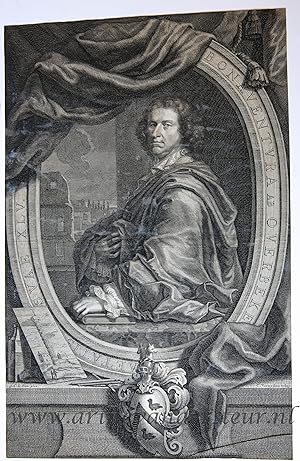 [Original engraving/gravure] BONAVENTURA ab OVERBEKE / ÆTATIS SVÆ XLV (portrait of Bonaventura va...