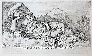 [Antique print, etching/ets, Rome] Ariadne ['Segmenta nobilium signorum et statuarum.'], publishe...