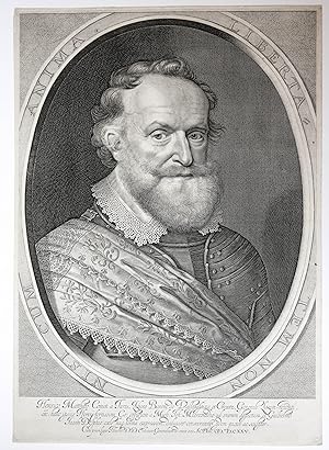 [Original engraving/gravure] Portrait of Henrico Matthaeo; Hendrik Matthias, Count of Thurn and T...