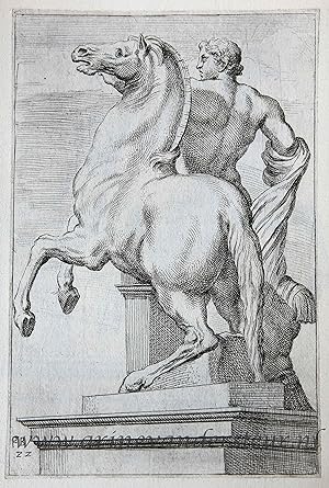 [Original etching/ets] Horse tamer ['Segmenta nobilium signorum et statuarum.', 1638]/De Paardent...