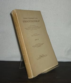 Norsk tidsskrift for sprogvidenskap - bind 11. Utgitt av Carl J.S. Marstrander.