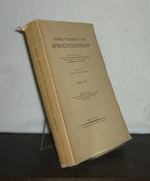 Norsk tidsskrift for sprogvidenskap - bind 7. Utgitt av Carl J.S. Marstrander.