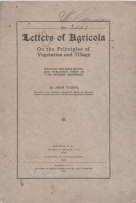 THE LETTERS OF AGRICOLA : on the principles of vegetation and tillage : written for Nova Scotia a...