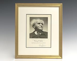 David Ben-Gurion Signed Photograph.