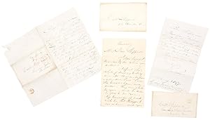 [Archive of three autograph letters signed from George Catlin to Captain William Shippard]