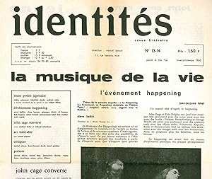 Identités. Journal Littéraire. No. 1 (June 1962) through No. 13/14 (Winter/Spring 1966) (all publ...