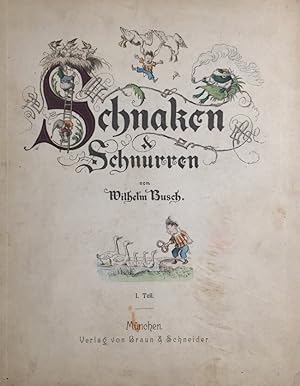 Schnaken & Schnurren. Eine Sammlung humoristischer kleiner Erzählungen in Bildern. 3 Teile.