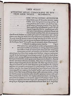 De situ orbis Hermolai Barbari fideliter emendatus. [Venice], (colophon: printed by Albertino da ...