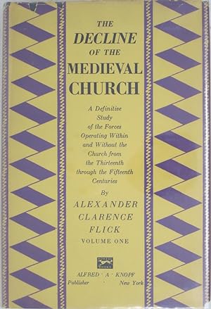 The Decline of the Medieval Church (Two Volume Set)