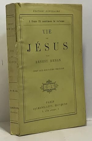 Vie de Jésus - édition populaire par Ernest renan