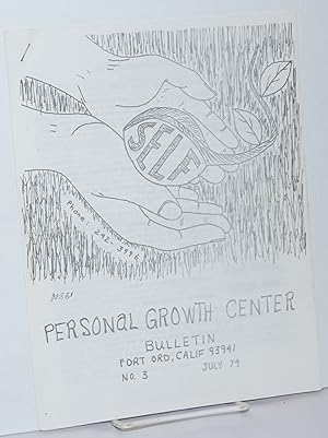 Personal Growth Center Bulletin. No. 3 (July 1974)