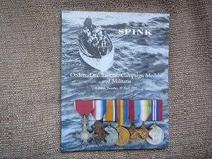 Orders, Decorations, Campaign Medals and Militaria. 27 April 1999