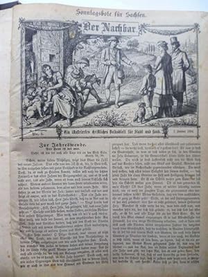 Der Nachbar. Sonntagsbote für Sachsen. Ein christliches Volksblatt für Stadt und Land.