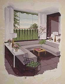 A 1950s Residential Interior.