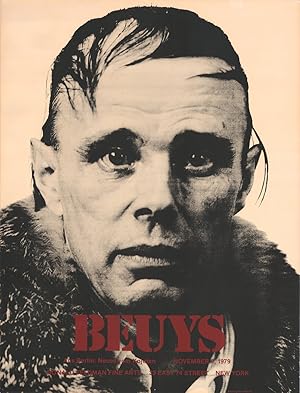 Beuysâ"Aus Berlin: Neues vom Kojoten. November 3, 1979. [Large silkscreen poster, one of 14 copies]