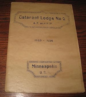 Cataract Lodge No. 2 1852-1926 An Illustrated History