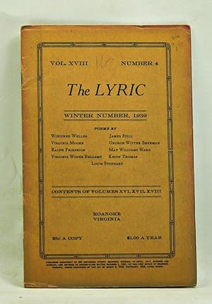 The Lyric, Volume 18, Number 4 (Winter, 1939)