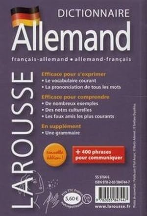 mini plus dictionnaire Larousse ; français-allemand / allemand-français