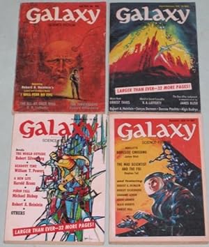 Galaxy Science Fiction Magazine - July, August-September, October-November, & December 1970; "I W...