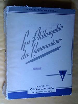 La philosophie du communisme: rapport de la semaine d'études tenue par l'Académie de Saint-Thomas...