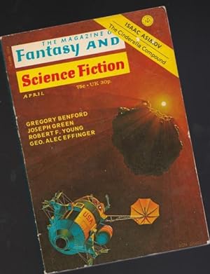 The Magazine of Fantasy and Science Fiction April 1973, Icarus Descending, Psimed, The City on th...